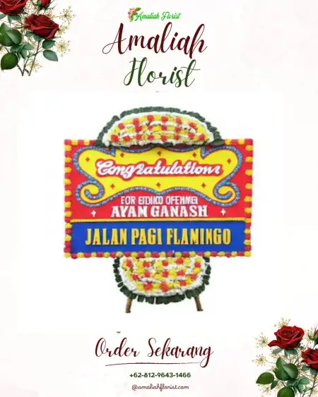 Sewa Papan Bunga Tempat Pernikahan Gunung Putri